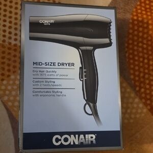 Black Mid-Size Hair Dryer